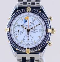 Thumbnail von Breitling Chronomat Stahl Gold Yachting Regatta White Dial Pilotband 39mm Chronograph