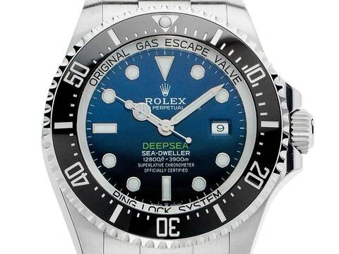  Rolex Sea-Dweller Deepsea Blue James Cameron Ref.116660 Bj.2017 Full Set sehr gut Vintage Sea-Dweller Deepsea Blue James Cameron 