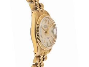 Thumbnail von Rolex Datejust 31 Medium Ref.6827 Bj.1979 Box&Beschreibung sehr gut Vintage Datejust Medium 18kt Gelbgold 85g open 6/9 Jubilé