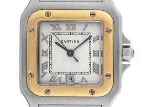 Thumbnail von Cartier Santos Galbée GM Ref.187901 Bj.1995 Full Set sehr gut Vintage Santos GM großes Modell