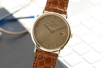 Thumbnail von IWC Portofino 18k (0,750) Gold White Dial Quarz Ref. IW333101 Klassiker