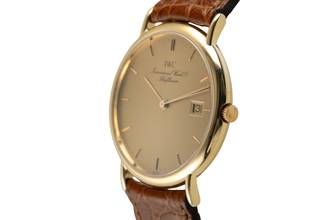 Thumbnail von IWC Portofino 18k (0,750) Gold White Dial Quarz Ref. IW333101 Klassiker