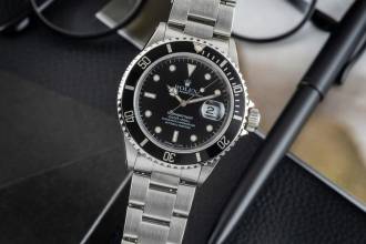Thumbnail von Rolex Submariner Date 1000ft Oyster Edelstahl Automatik Ref. 16610 W-Serie