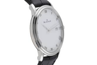 Thumbnail von Blancpain Villeret Ultraflach Stahl Automatik Herren Ref. 6224 1127 55B B&P 2025