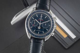 Thumbnail von Omega Speedmaster Moonphase Mondphase Chronograph Co-Axial 304.33.44.52.03.001 B&P