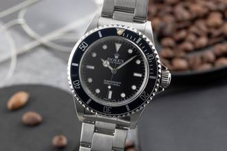 Thumbnail von Rolex Submariner (No Date) Oyster Edelstahl Automatik Herrenuhr Ref. 14060 S-Serie
