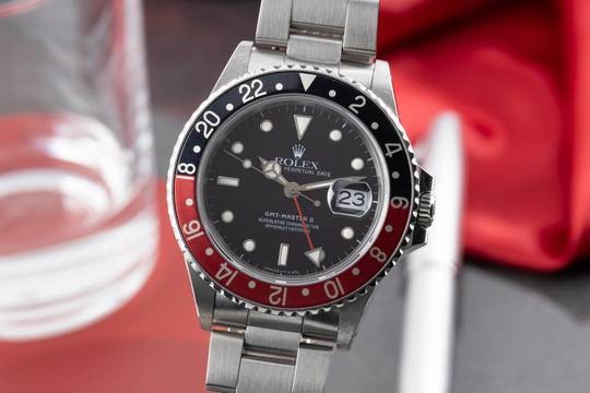 Rolex GMT-Master II Coke Fat Lady / Sophia Loren Herrenuhr Ref. 16760 R-Serie