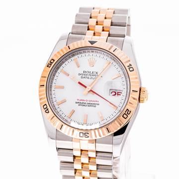 Rolex Datejust Turn-O-Graph Turn-O-Graph 36 White – 116261 – like NEW – 2005 Full Set