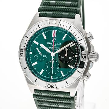 Breitling Chronomat 42 B01 42 Green – AB0134101L2S1 – NEW & Unworn – 06/2026 Full Set