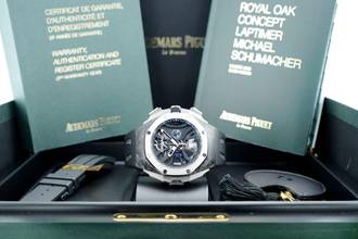 Thumbnail von Audemars Piguet Royal Oak Concept Laptimer Michael Schuhmacher - Carbon - 44MM - Limited To 221 Pcs - Additional Strap 26221FT.OO.D002CA.01 2016