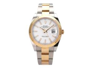 Thumbnail von Rolex Datejust 41 Edelstahl Gelbgold 126333 Weiß Index