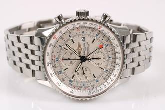 Thumbnail von Breitling Navitimer World ref. A24322-045 - full set - LC100 - Baujahr 2005