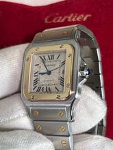 Thumbnail von Cartier Santos Galbée 2319 Santos Galbee 29mm Stahl-Gold-Service 2025 mit Service Box Tresoruhr-unpoliert !