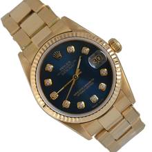 Thumbnail von Rolex Datejust 31 78278 Medium 31MM Factory blue diamonds dial TOP Condition