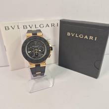 Thumbnail von Bulgari Diagono Chronograph Gold & Gummi 42mm Automatik Komplett