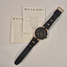 Thumbnail von Bulgari Diagono Chronograph Gold & Gummi 42mm Automatik Komplett