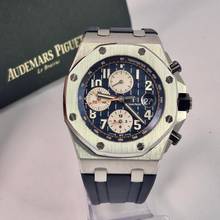 Thumbnail von Audemars Piguet Royal Oak Offshore Chronograph Navy 2 43mm Automatik Vollständig