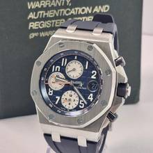 Thumbnail von Audemars Piguet Royal Oak Offshore Chronograph Navy 2 43mm Automatik Vollständig
