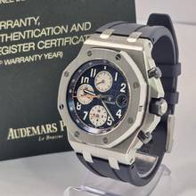 Thumbnail von Audemars Piguet Royal Oak Offshore Chronograph Navy 2 43mm Automatik Vollständig