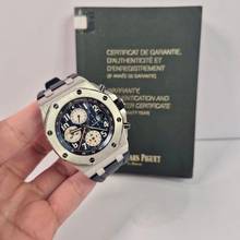 Thumbnail von Audemars Piguet Royal Oak Offshore Chronograph Navy 2 43mm Automatik Vollständig