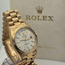 Thumbnail von Rolex Day-Date 36 36mm Presidente Yellow Gold Vintage Pie Pan Dial Automático Completo