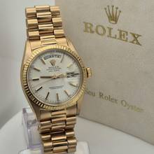 Thumbnail von Rolex Day-Date 36 36mm Presidente Yellow Gold Vintage Pie Pan Dial Automático Completo