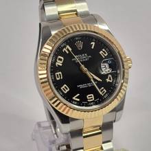 Thumbnail von Rolex Datejust II 41mm Ouro & Aço Racing Black Dial Automático Completo