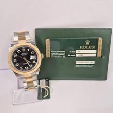 Thumbnail von Rolex Datejust II 41mm Ouro & Aço Racing Black Dial Automático Completo