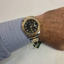Thumbnail von Rolex Datejust II 41mm Ouro & Aço Racing Black Dial Automático Completo