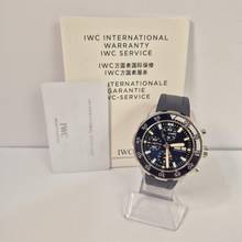 Thumbnail von IWC Aquatimer Chronograph Day Date Blue Edition 44mm Automatik Komplett