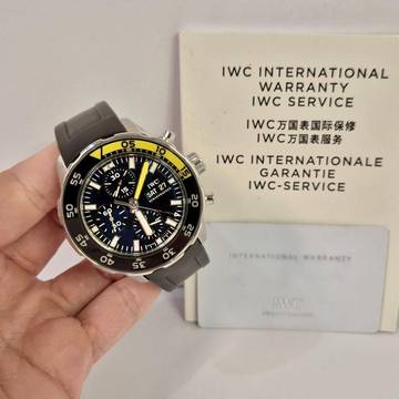 IWC Aquatimer Chronograph Day Date Yellow Edition 44mm Automático Completo