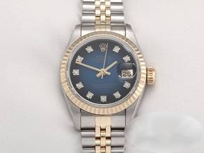 Thumbnail von Rolex Lady-Datejust Edelstahl Gelbgold 750 Diamanten Automatik Gold Stahl Damen Stainless Steel 18kt Yellow Gold Jubilé-band Chronometer Oyster