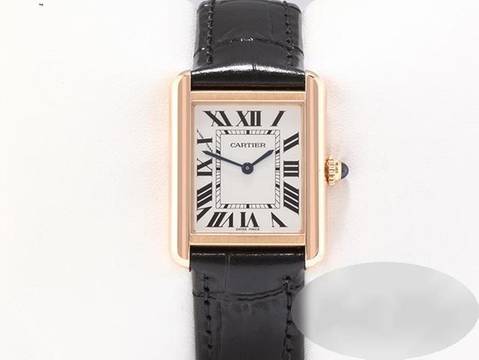 Cartier Tank Solo Edelstahl Rosegold 750 2017 W5200024 Stahl Gold Damen Steel 18kt Rose Gold