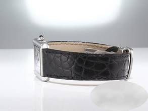 Thumbnail von Cartier Tank Solo Kleines Modell W5200005 2017 Edelstahl Lederband Stahl Steel