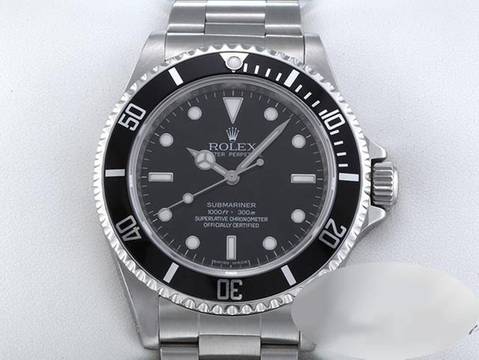 Rolex Submariner (No Date) 14060 M Edelstahl 2010 Rehaut 4 Line Dial Automatik Stahl Stainless Steel Oyster-band Chronometer Black Dial