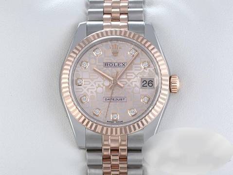 Rolex Datejust 31 31mm 178271 2017 Edelstahl Rosegold 750 Diamanten Stainless Steel 18kt Rose Gold Jubilé-band Chronometer Oyster