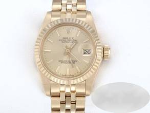 Thumbnail von Rolex Lady-Datejust Gelbgold 750 Automatik 18kt Yellow Gold Damen Damenuhr Jubilé-band Chronometer Oyster