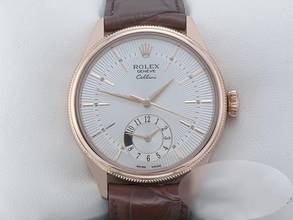 Thumbnail von Rolex Cellini Dual Time 50525 2015 Lc100 Rosegold 750 Automatik 18kt Rose Gold