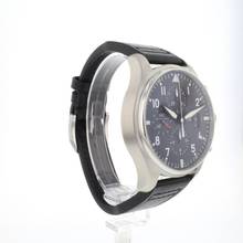 Thumbnail von IWC Fliegeruhr Chronograph Pilot's Watch Chronograph Stahl Schwarzes Zifferblatt