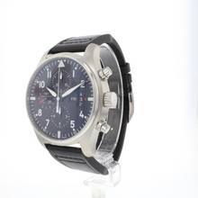 Thumbnail von IWC Fliegeruhr Chronograph Pilot's Watch Chronograph Stahl Schwarzes Zifferblatt