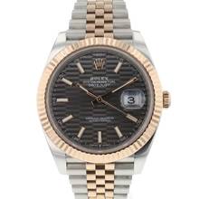 Thumbnail von Rolex Datejust 41 Jubilee Steel / Everose Slate Motif Dial
