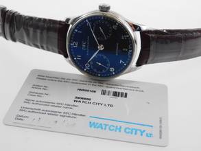 Thumbnail von IWC Portugieser Automatik 7 Days mit Papieren Krokoband und Faltschließe 2013 Top 42 mm mit original Zertifikat