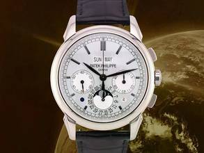 Thumbnail von Patek Philippe Perpetual Calendar Chronograph Grand Complications 5270g-001 Perpetual Calendar Chronograph Grand White Gold Like New Full Set