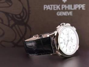 Thumbnail von Patek Philippe Perpetual Calendar Chronograph Grand Complications 5270g-001 Perpetual Calendar Chronograph Grand White Gold Like New Full Set