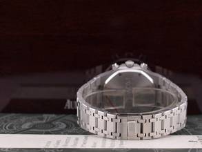 Thumbnail von Audemars Piguet Royal Oak Chronograph 26300st Blau Chronograph 39mm - Wie neu 2010 Ita