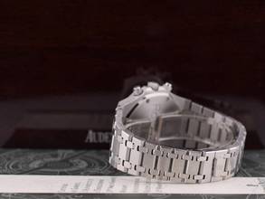 Thumbnail von Audemars Piguet Royal Oak Chronograph 26300st Blau Chronograph 39mm - Wie neu 2010 Ita