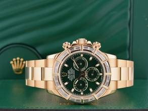 Thumbnail von Rolex Daytona Cosmograph Daytona 116568br Außer Katalog John Mayer Grün Zifferblatt Fabrik Diamantlünette