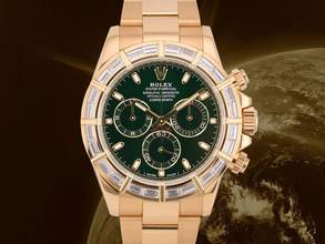 Thumbnail von Rolex Daytona Cosmograph Daytona 116568br Außer Katalog John Mayer Grün Zifferblatt Fabrik Diamantlünette