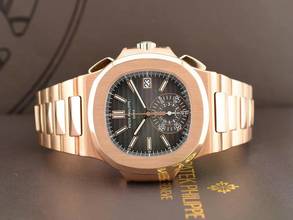 Thumbnail von Patek Philippe Nautilus 5980/1r - Wie neu, vollständiges Set, Service Patek