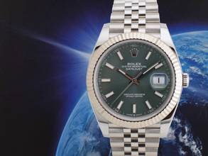 Thumbnail von Rolex Datejust 41 Ii 41mm 126334 Mint Green Jubilee New 2025